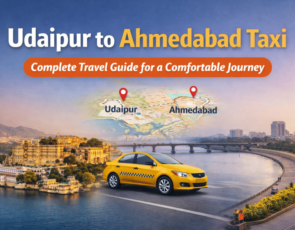 Udaipur to Ahmedabad taxi
